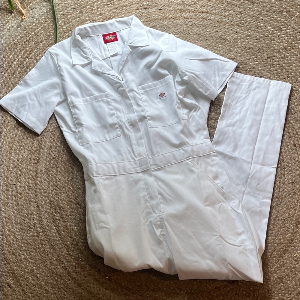 Dickies White Short Sleeve Coverall